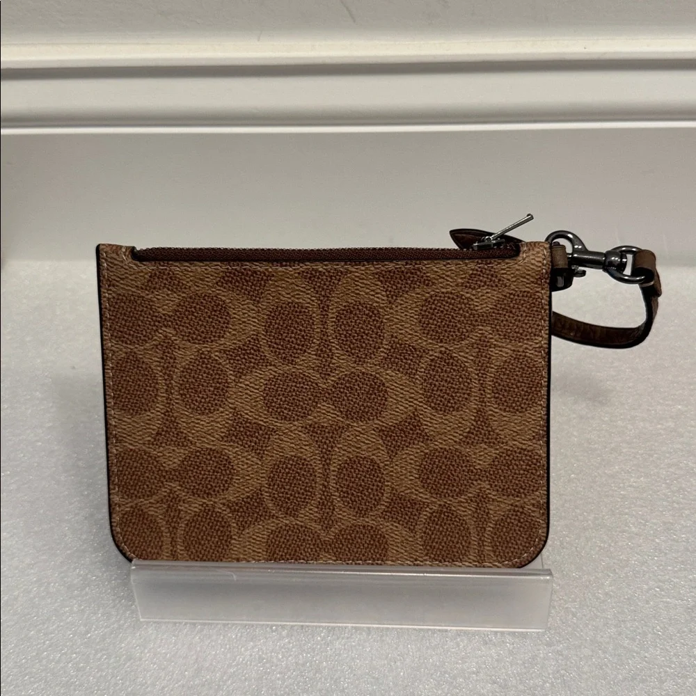 Coach signature logo wristlet wallet - Picture 2 of 5